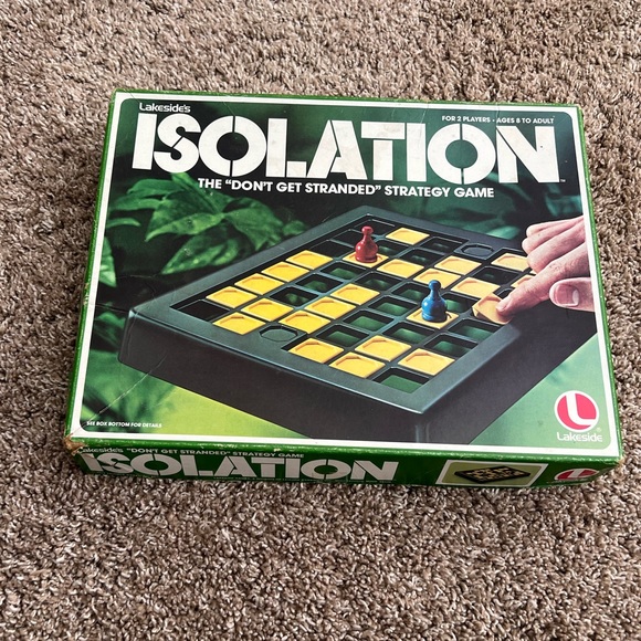 Vintage Isolation Strategy Game 1978 Lakeside leisure Dynamics Family Board Game - Picture 1 of 11